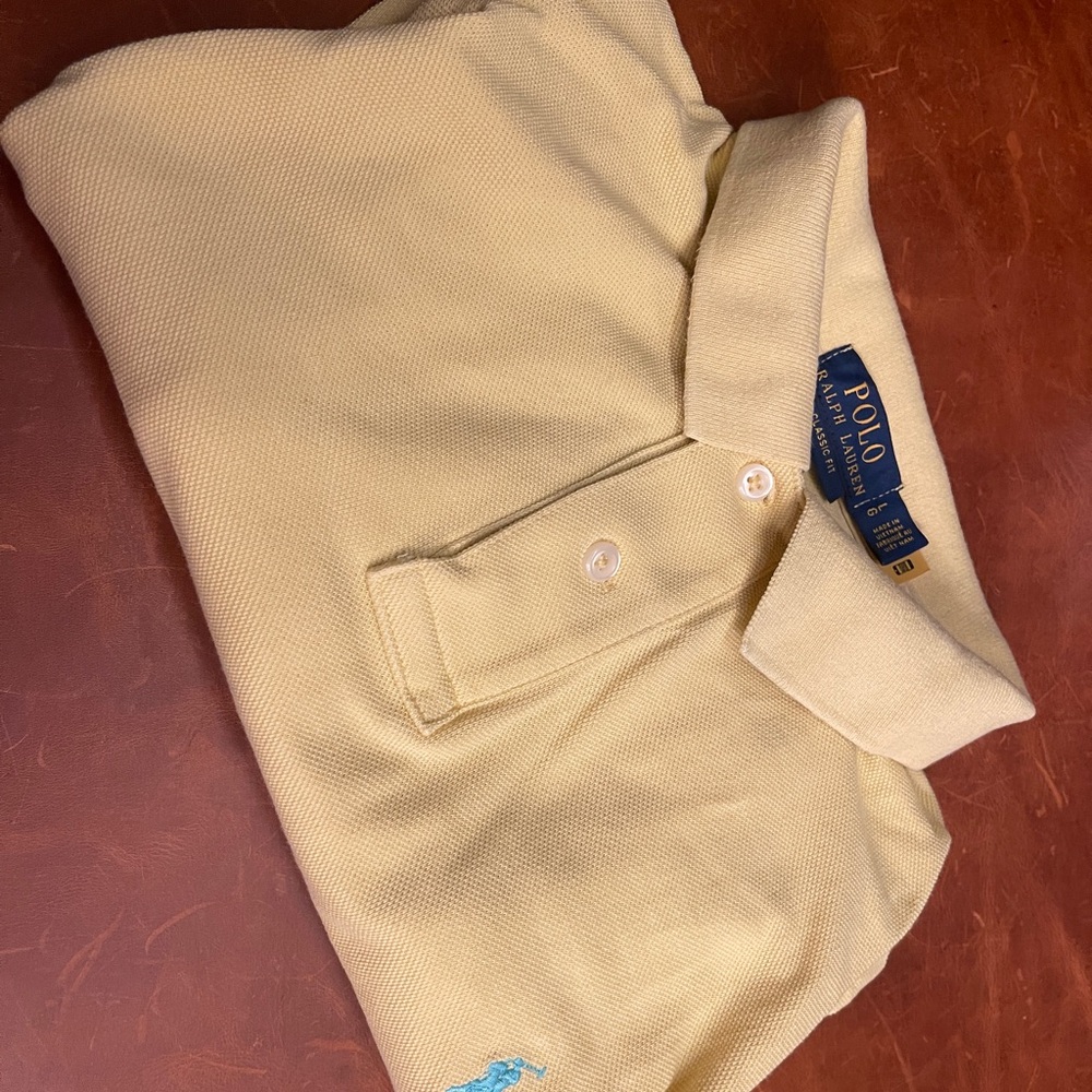 Ralph Lauren Cream Polo Shirt